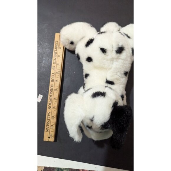 Dalmatian Plush Stuffed Animal Toy Soft & Cuddly Black & White Puppy dog spots - Picture 9 of 10